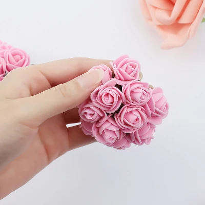 A Bunch Red Rose Розовая роза искусственная пена цветок ins аксессуары для фотостудия реквизит для колец ювелирные изделия Косметическая фотография фон - Цвет: A Bunch Red Rose