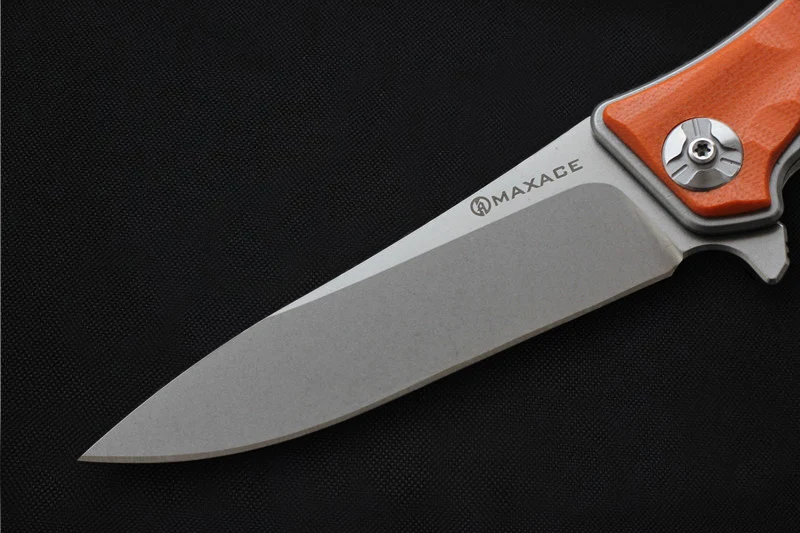 Складной нож MAXACE ZEALOT 440C лезвие G10 острый для кемпинга охоты выживания карманные