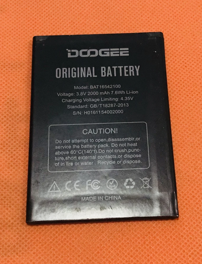 Б/у оригинальный аккумулятор 2000 мАч батарея Для DOOGEE X9 mini MTK6580 Quad Core | Мобильные