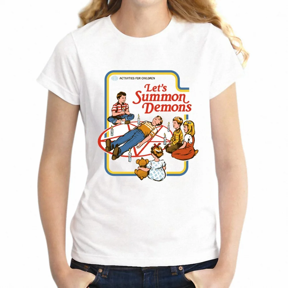Женская футболка Let's siclement Toby Funny Dark Humor Retro 80s Artsy Girl's Tee|Футболки| |