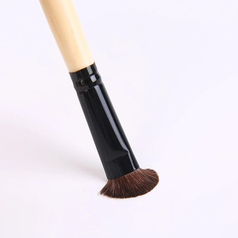 MECOLOR конский волос с деревянной ручкой кисти для макияжа глаз косметический