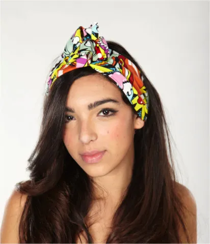 Женский винтажный шарф-бандана в стиле рокабилли 1950 |