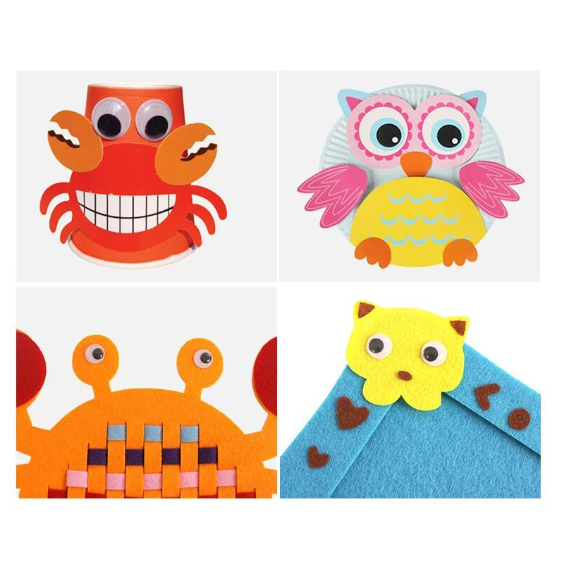 Милый цвет Wiggly Googly Eyes самоклеющиеся Детские ручные куклы швейный Декор DIY Скрапбукинг товары для рукоделия глаза для игрушек