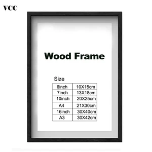 Природа деревянная классическая фоторамка А4 А3 черный белый кофе дерево цвет сертификат рамка с ковриками для настенного плаката рамка для фото декор картина в рамке