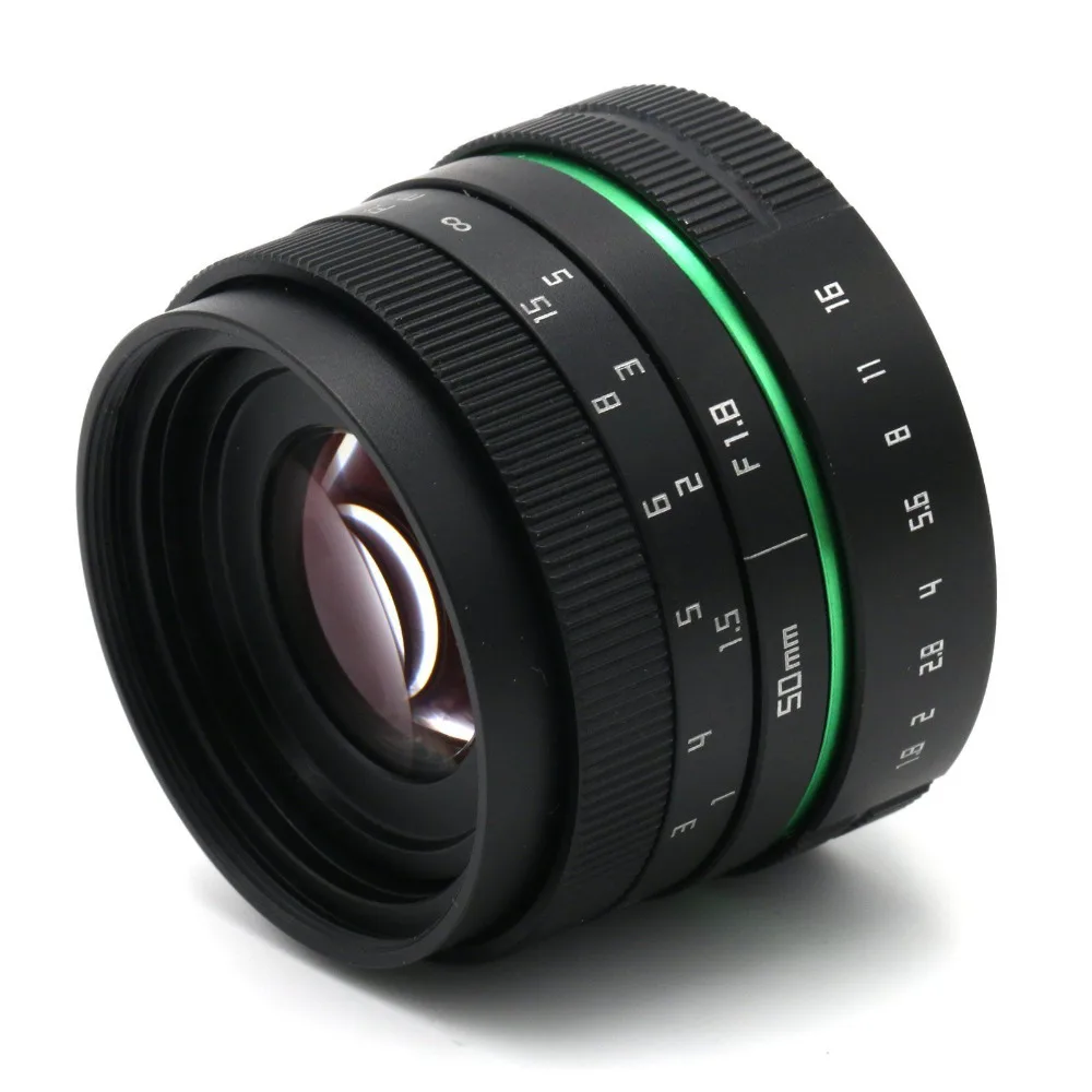 Новый 50 мм f/1 8 C крепление объектива камеры APS сенсор для sony E NEX 7 5T 6 A5100 A6000|50mm f/1.8|camera