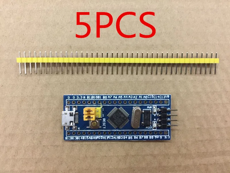 5 шт./лот STM32F103C8T6 ARM STM32 минимальная системная плата модуля | Электроника