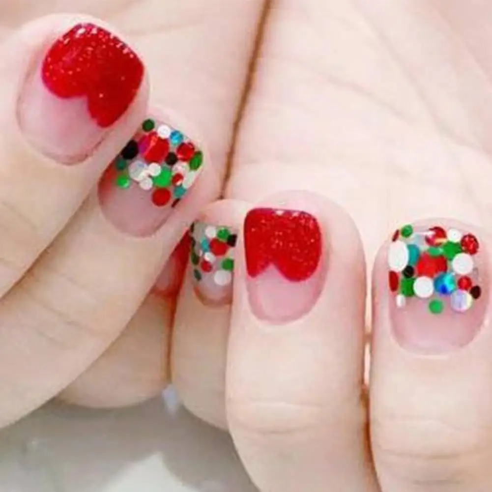 48 Bottles DIY Nail Makeup 3D Crystal Nail Art Powder Sequins Decor Glitter Manicure Tips Beauty Nails Decoration Set Random