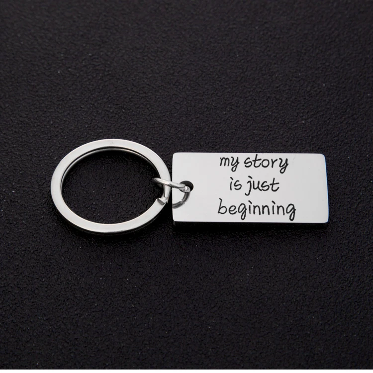 Моя история только начало &quot2019 Выпускной брелок из нержавеющей стали