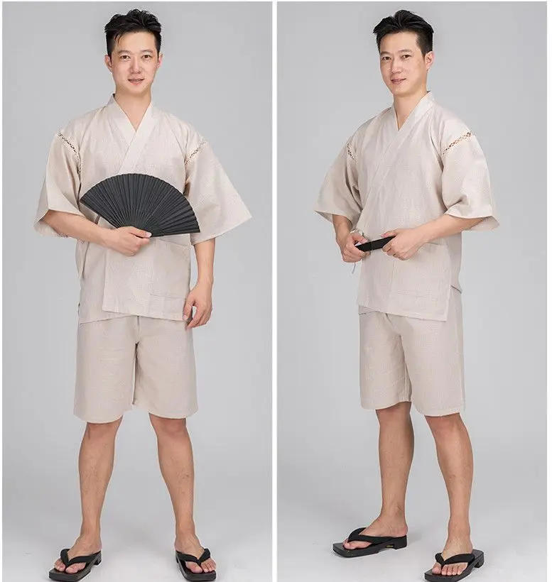Кимоно мужское хлопковое традиционное в японском стиле 2019|pajama sets|mens pajama setsmen cotton