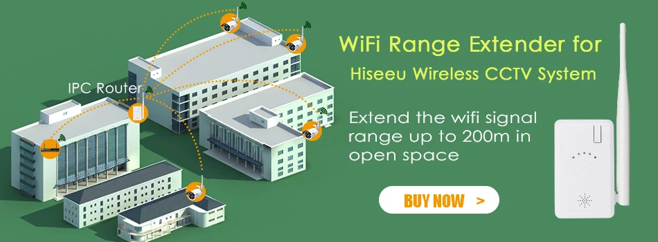 1080P Беспроводная система видеонаблюдения 2 м 8ch HD Wi-Fi NVR комплект Открытый ИК ночного видения IP Wifi камера система безопасности видеонаблюдения Hiseeu