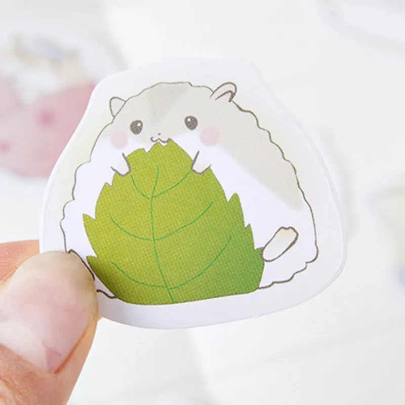 Мини бумажная наклейка для записей стикеров конфет хомяков скрапбукинга 1 партия