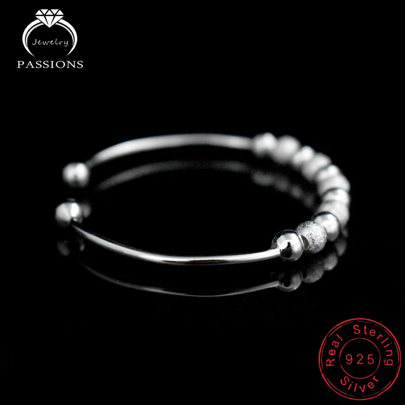 Silver Plated Модный браслет с серебряной пластиной, модный открытый широкий регулируемый дизайн, браслет с бусинами для женщин и девочек, хорошее ювелирное изделие - Окраска металла: Silver Plated
