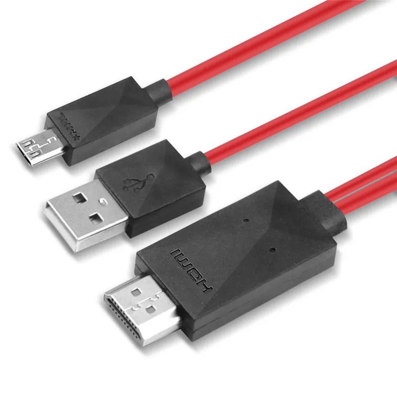 PC TV Позолоченные соединительные кабели высокой скорости HDMI для Mini/Micro Samsung
