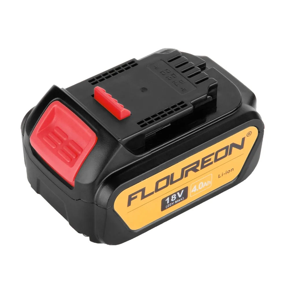 Floureon 18 V 4000 мА/ч, Перезаряжаемые литий-ионный аккумулятор для DEWALT 18 V DCB200, DCB181, DCB182 DCD780 DCD785 DCD795 DCF885 DCF895
