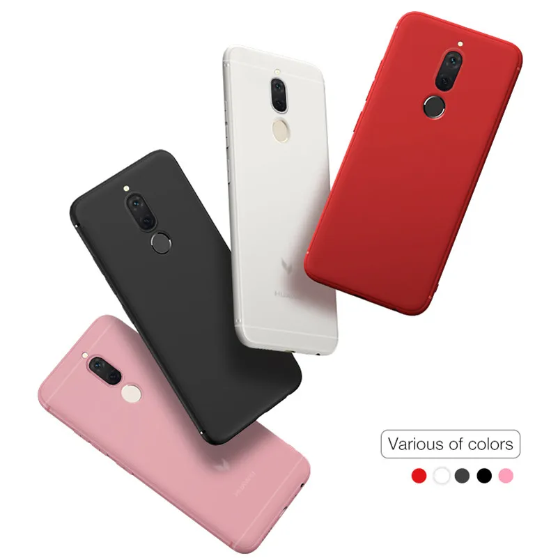 Матовый ТПУ чехол для Huawei Y6 Prime 2018 Y5 P20 P10 Plus Mate 10 Lite Honor 9 7C 7A Pro 7X 8X P Smart мягкие