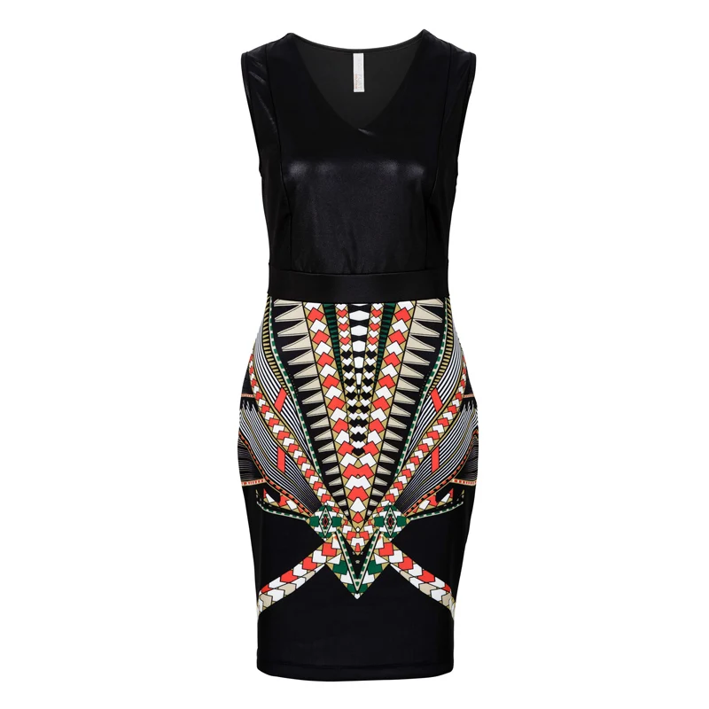 Новая акция V-Средства ухода за кожей шеи оболочка облегающее платье без рукавов