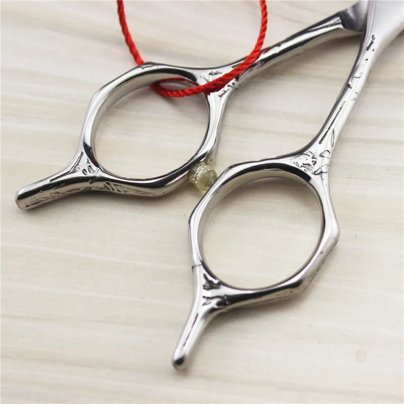 Purple Dragon 5.5 inch Professional Hairdressing Scissors Pattern Handle High Quality Titanium Salon Cutting Barber Shear | Красота и