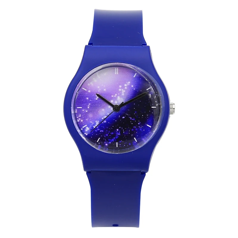 Новинка 2017 Модные прозрачные Детские Водонепроницаемые часы в стиле Харадзюку с