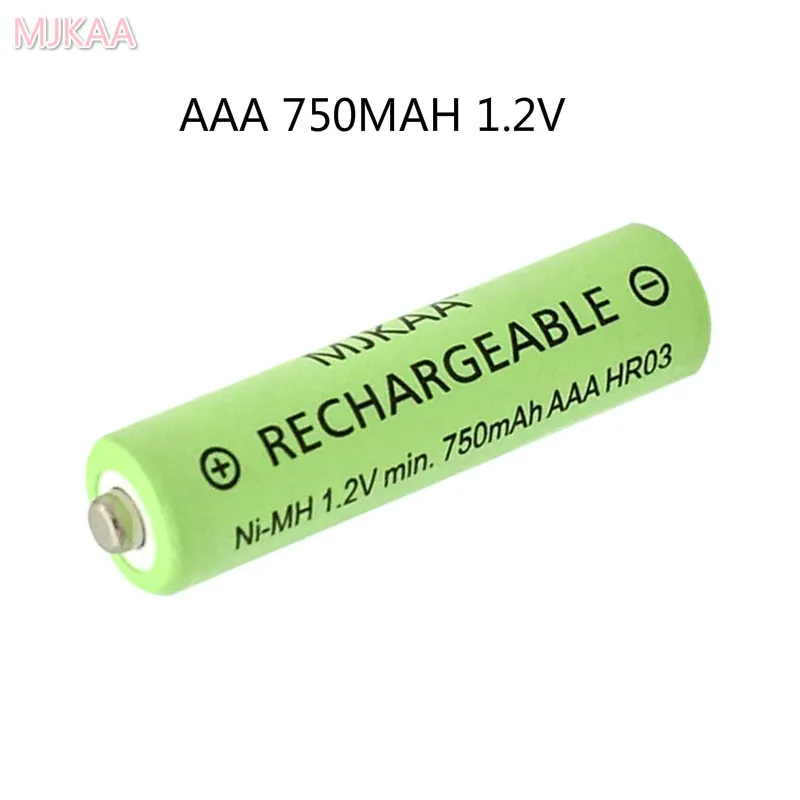 4 шт./компл. AAA 750 мАч 1,2 V Высокое качество аккумуляторная батарея никель-металл-гидридная аккумуляторная никель-металл-гидридного аккумулятора