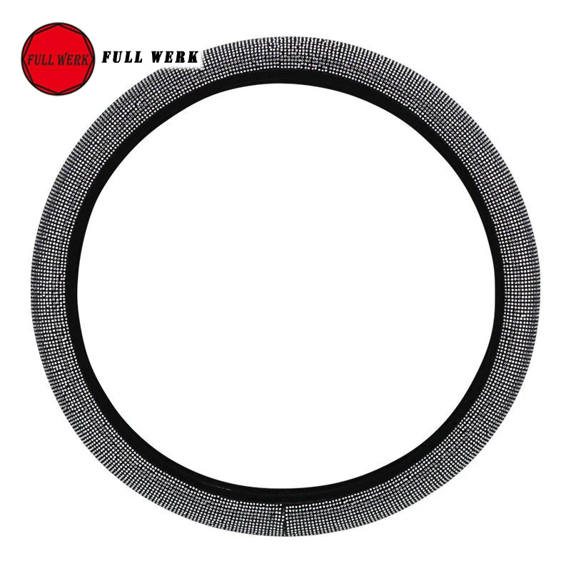 1pc 38cm Crystal Diamond Car Styling Steering Wheel Cover Protector for Women Girls Wrap Accessories | Автомобили и мотоциклы