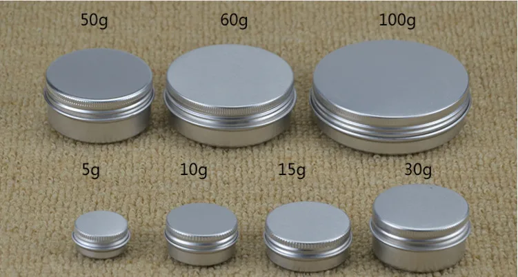 10 шт. алюминиевые банки для волос с крышками 100 г | Красота и здоровье