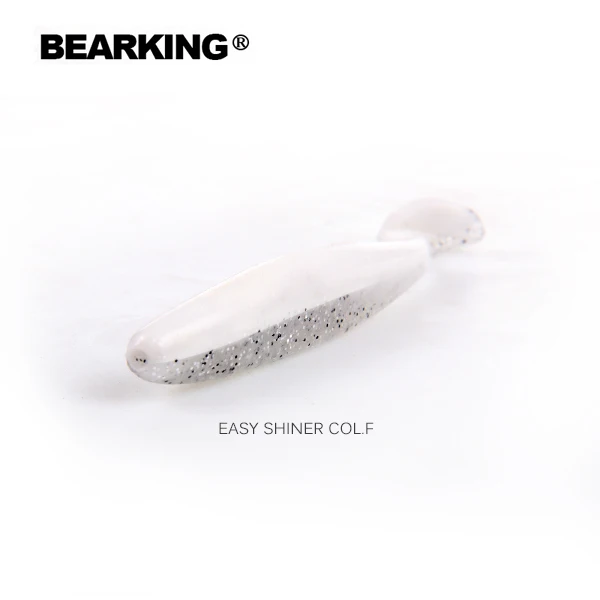 F Хит, 4 дюйма, 6 шт., 10 см/6 г, Bearking Shiner, Мягкая силиконовая приманка, профессиональная приманка, качественный искусственный карп, воблеры - Цвет: F