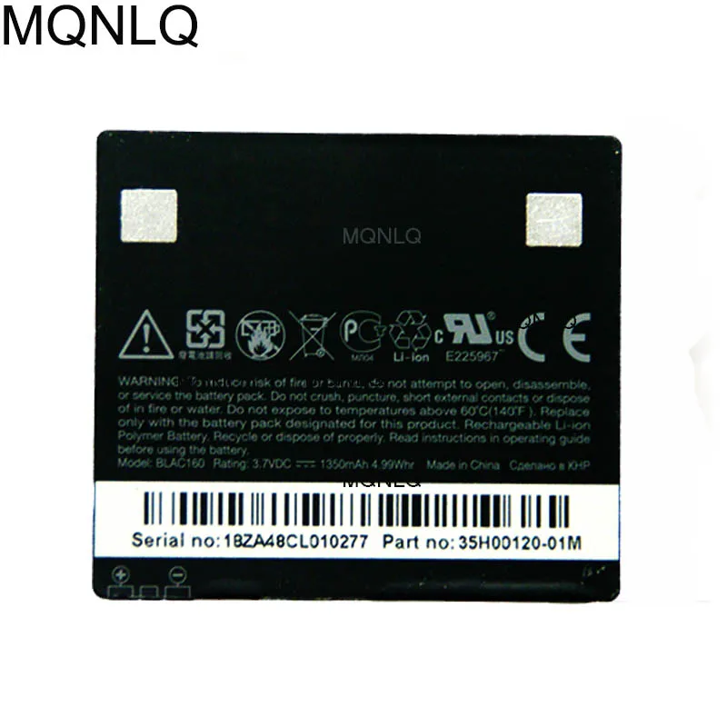 Аккумулятор BLAC160 для DOPOD Touch Pro HD HTC BLAC100 100 T8282 T8285 T MOBILE MQNLQ|Аккумуляторы мобильных