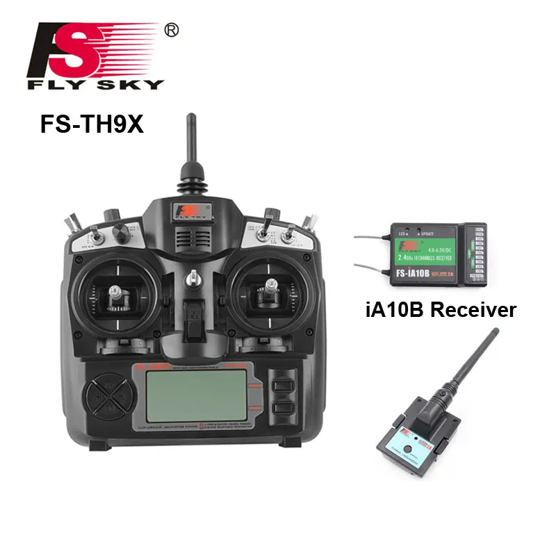 Flysky FS TH9X TH9B 2 4G 9CH радио набор системы RC передатчик с fs iA10B приемник