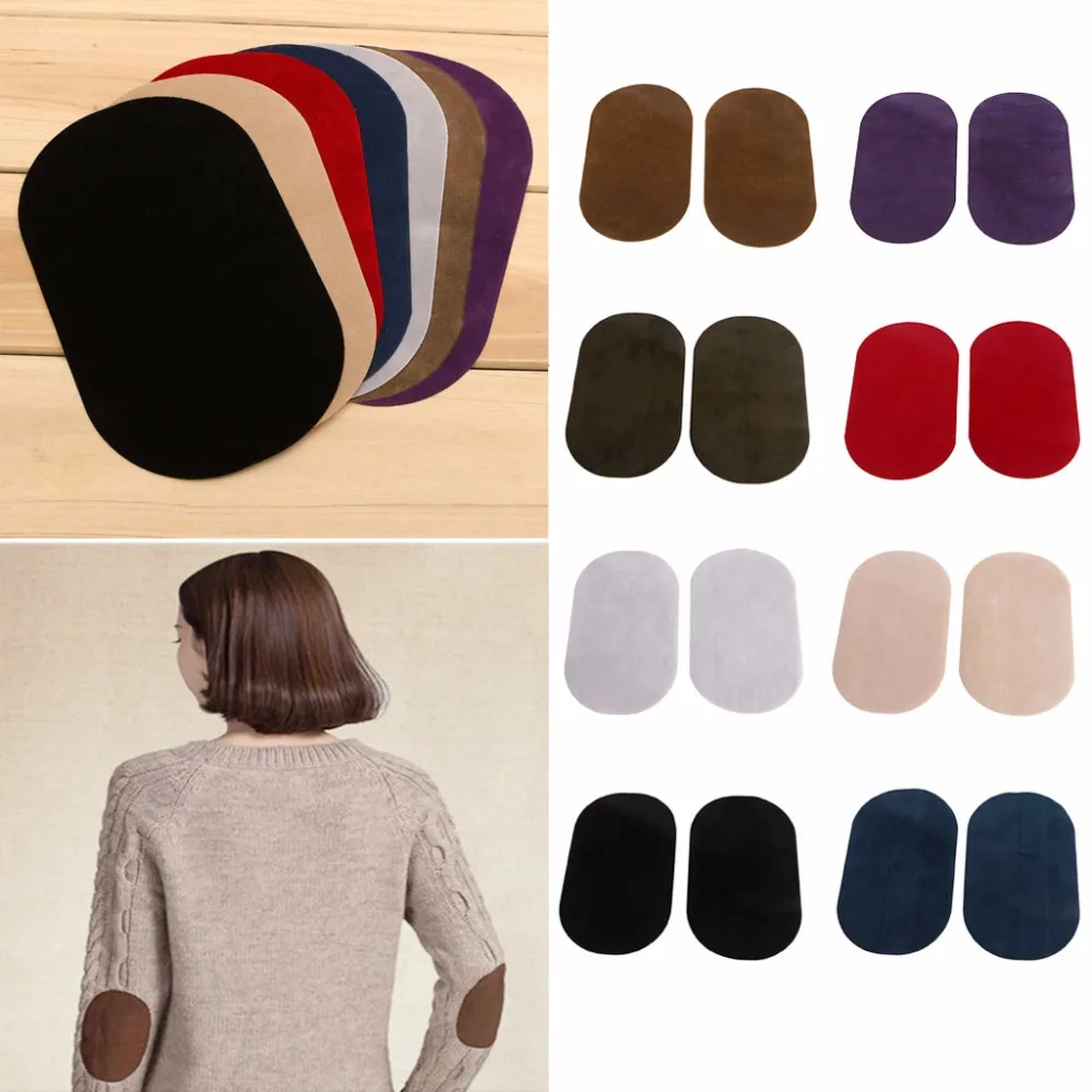 2X замшевые кожаные овальные налокотники с аппликацией|leather patch kit|leathereleather jacket |