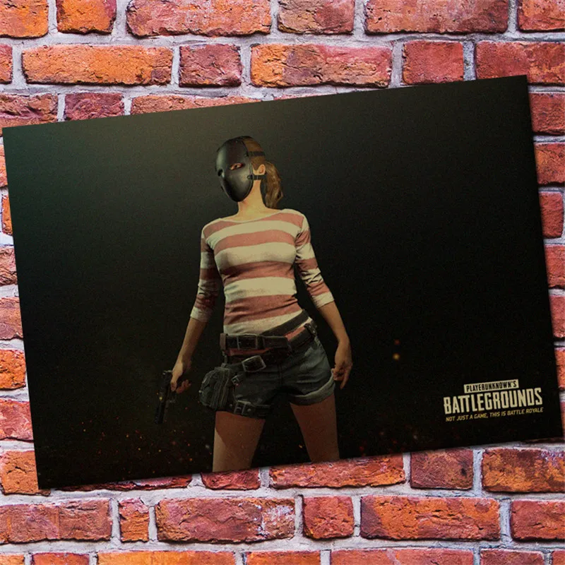 Винтажный постер Retor игровой с героями мультфильмов инструментами для