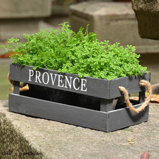 Ручная работа потертый винтажный белый твердый маленький деревянный ящик для