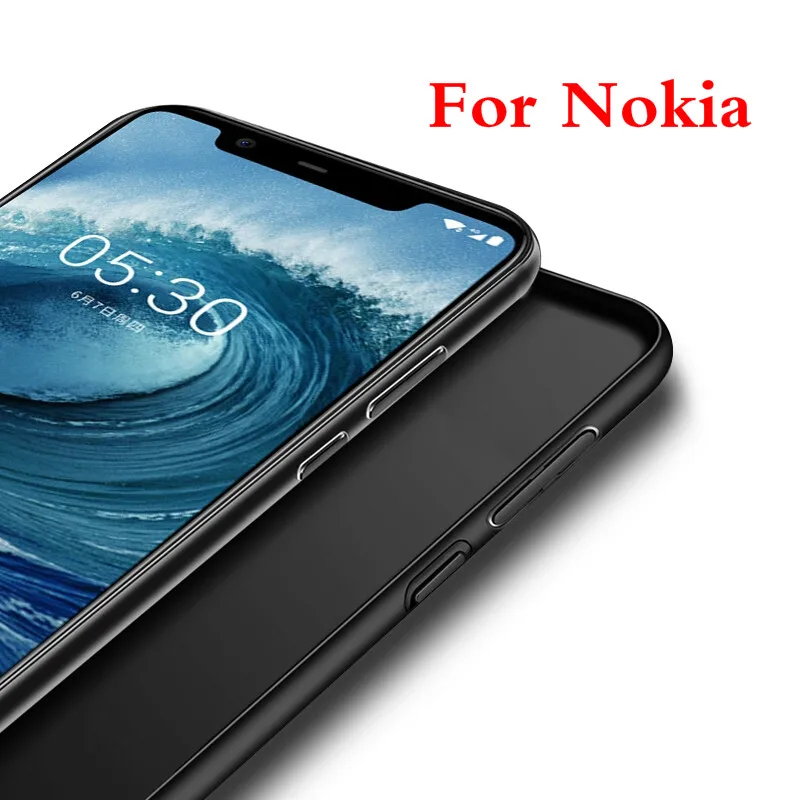 Для Nokia 6 1 7 X5 X6 X7 8 Мягкий защитный чехол для 5 9 силиконовый бампер 2018 Plus | Мобильные