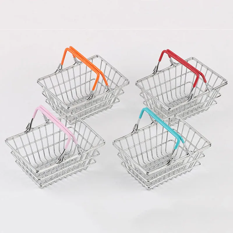 Органайзер для макияжа портативная мини-корзина покупок в супермаркете корзина