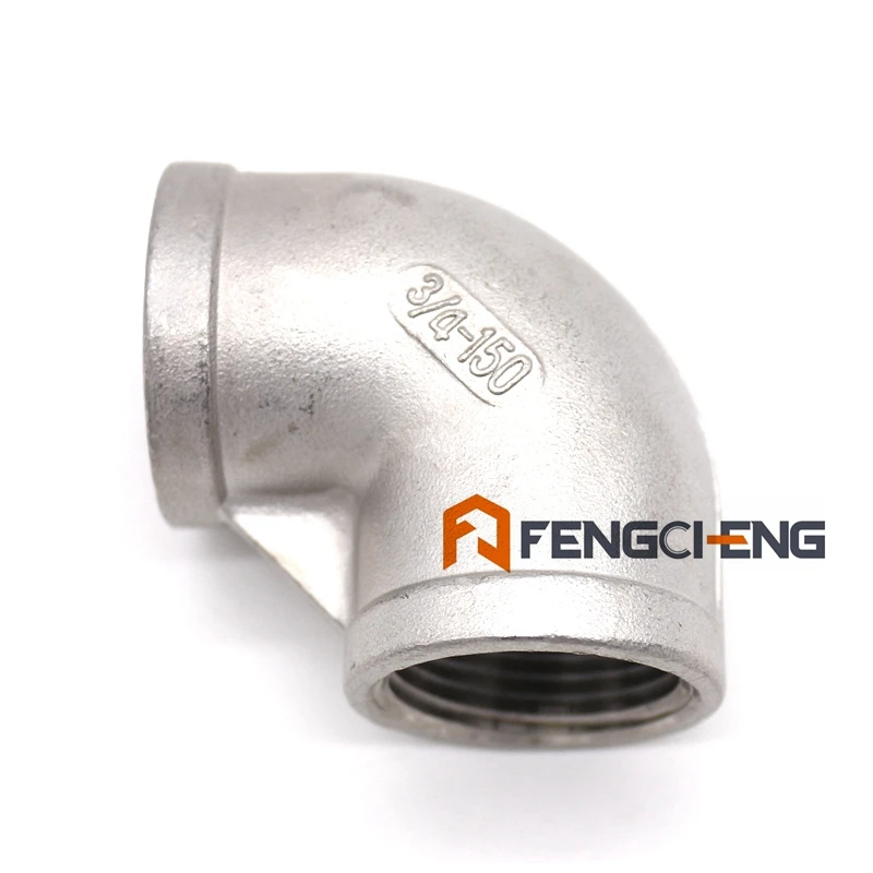Нержавеющая сталь 90 градусов локоть 3/4 &quotЖенский NPT трубы фитинг Homebrew