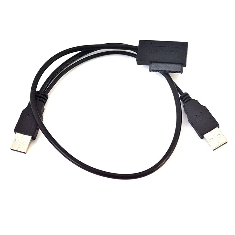 Тетрадь SATA к USB Кабель адаптер 6 P + 7 USB2.0 легко линия привод|Соединители| |