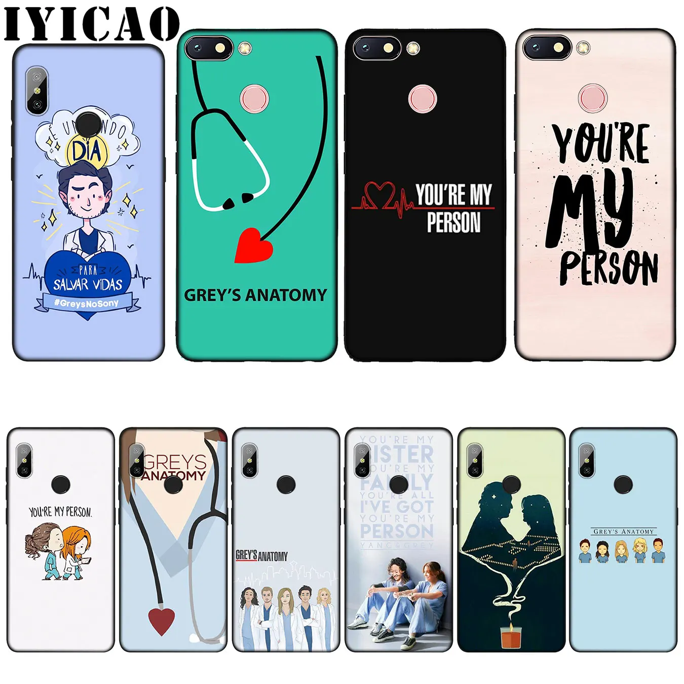 Силиконовый мягкий чехол IYICAO для Xiaomi Redmi 6A 5A Note 8 7 4 4X 5 Plus 6 Pro | Мобильные телефоны и