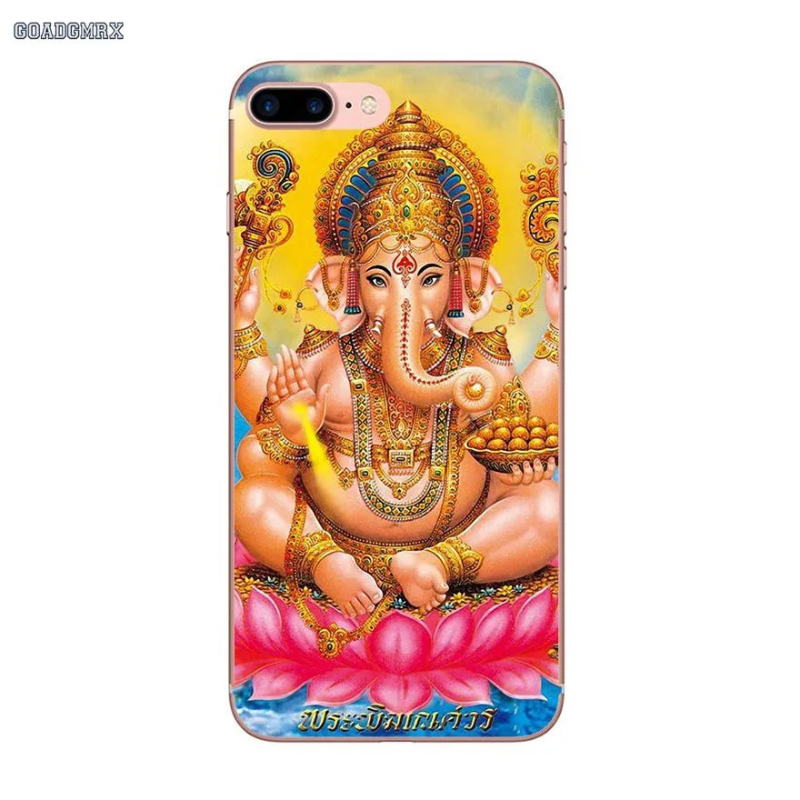 Ganesha индийский Будда шаблон искусство силиконовый чехол для Huawei Honor 6 Play 4C 5C 5 7X8 9 Lite