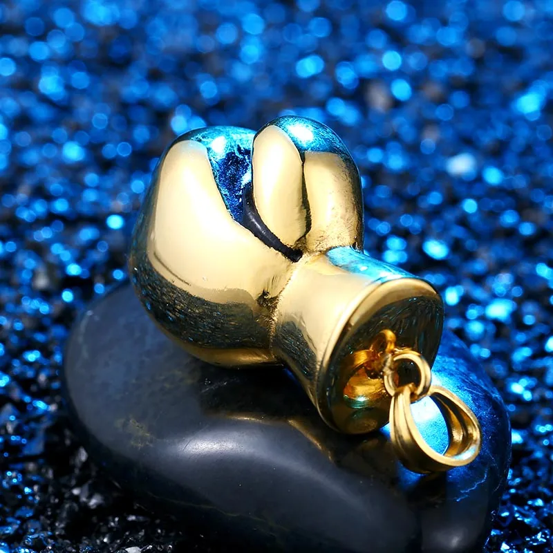 Огромный тяжелый черный Бокс матч boxglove Подвеска Сеть мужские ювелирные изделия