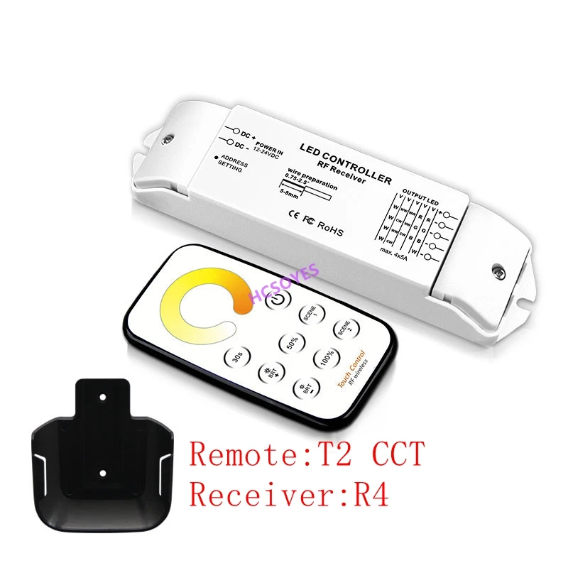 BC T1/T2/T3/T4/T5 + R4 RF беспроводной пульт дистанционного затемнения/CCT/RGB/RGBW/CW CCT