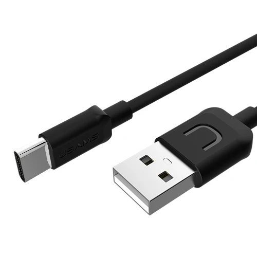 Black 5 шт./лот USAMS usb type C кабель type-C для samsung Gaxaly S8 S9 USB-C Кабель зарядного устройства для Oneplus 2 3 4 5 6 - Цвет: Black