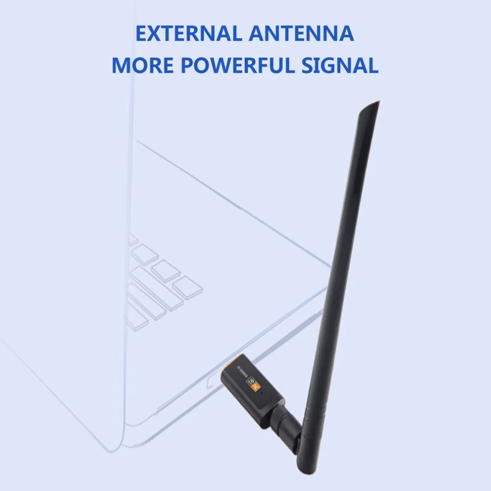 AC 1200 Мбит/с беспроводной Wi-Fi USB адаптер двухдиапазонный 2,4/5 ГГц с антенной 802.11AC сети высокоскоростная карта USB3.0 приемник