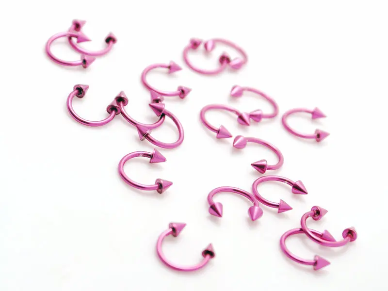 Кольца cbr для пирсинга тела ювелирные изделия конусные круглые кольца в форме