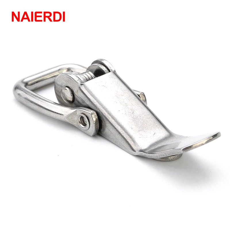 NAIERDI-J501 ящики для шкафа замок Засов из нержавеющей стали пружинная защелка защелки тумблер замки подшипник 50 кг для мебельной фурнитуры