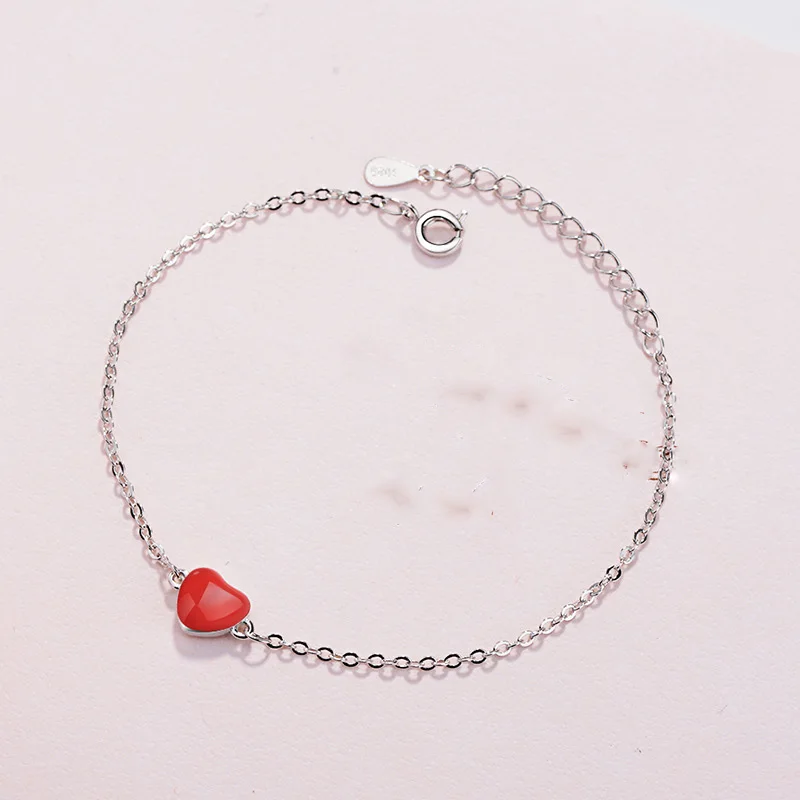 Роскошные 925 серебро Цвет звено цепи браслет для женщин женские блестящие