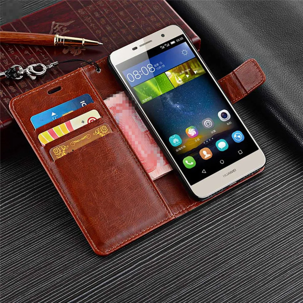 Для Huawei Honor 4C Pro tit-al00 чехол люкс PU кожаный бумажник телефон Сумки Чехол для Y6 Pro tit-l01 tit-u02 наслаждаться 5 Холли 2 плюс