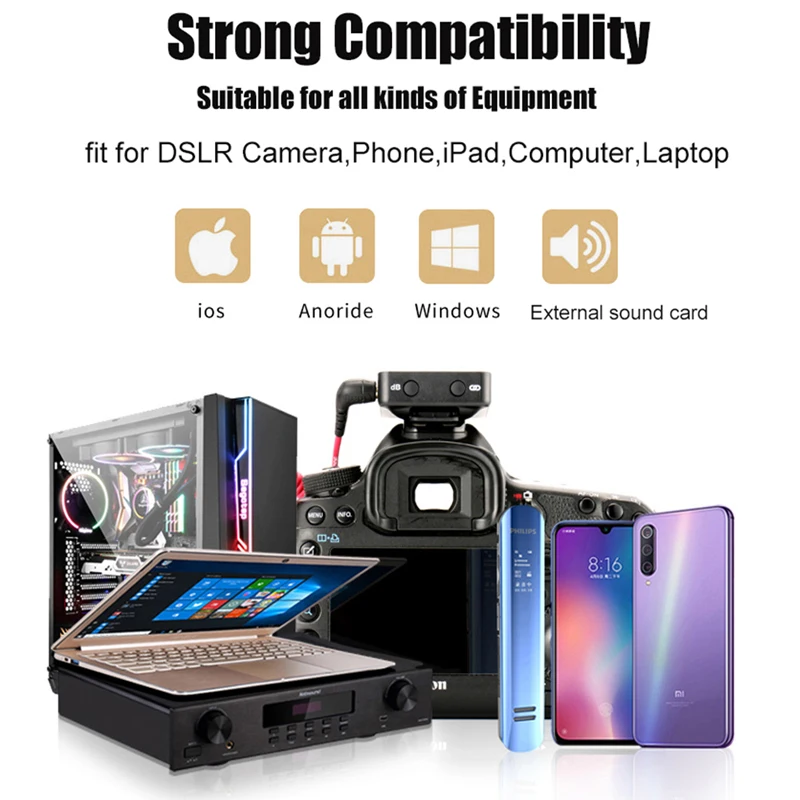 

Rode Wireless GO Microphone Compact Digita Professional Wireless Voice Studio microfone for DJI Osmo DSLR Camera Smartphones