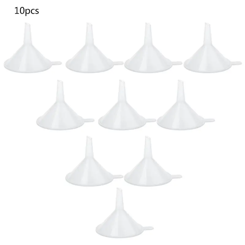 10 шт Пластиковые Маленькие воронки для духов жидкое эфирное масло наполнение
