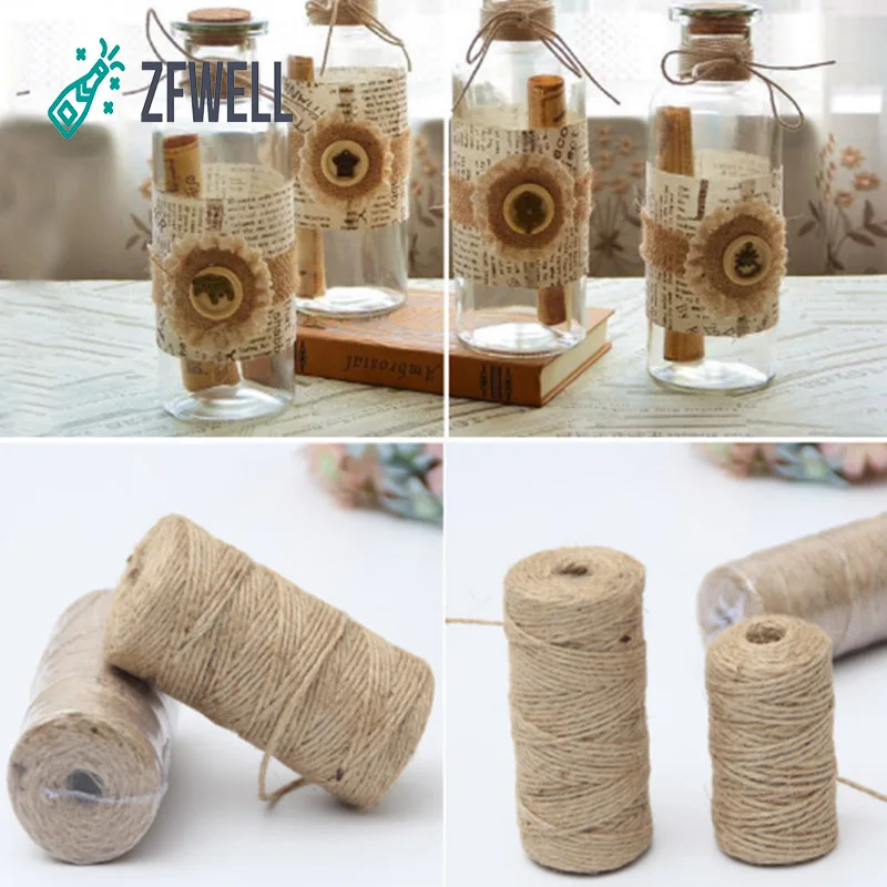 ZFWELL 1 шт./лот пеньковая упаковка веревка DIY ручные аксессуары бирка фото стена
