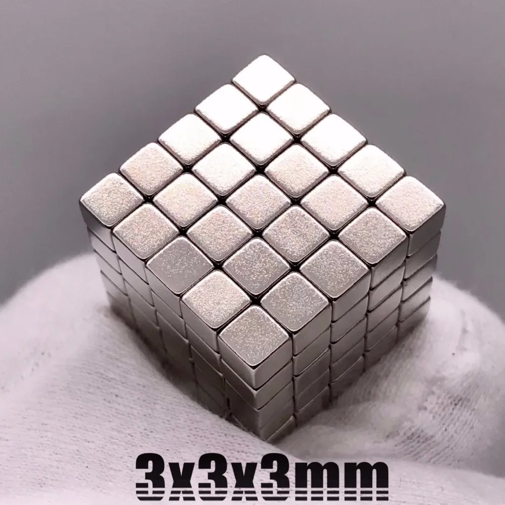 3x3x3 мм 216 шт. Серебристые Магнитные Элементы шары магический квадрат 3D головоломка шар Сфера Магнитная детская игрушка N35 неодимовые магниты 3*3*3