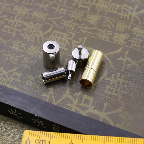 5 шт./лот позолоченные застежки для ювелирных изделий подходят 2/3/4/5/6/мм кожаный